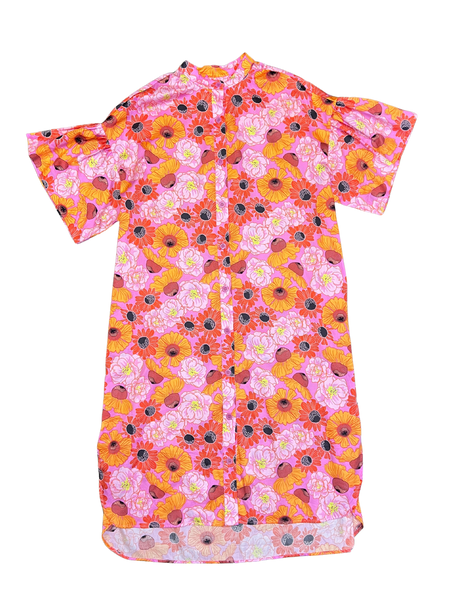 Size S - Obus Flowerbomb Sunset Dreamer Shirt Dress