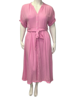 Size L - Xírena Gauze Cherry Blossom Maxi Dress