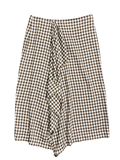 Size 8 - Scanlan Theodore Brown Gingham Skirt