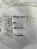 Size L - Magali Pascal White Linen Blouse