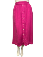 Size L - Xírena Pink Gauze Cotton Skirt