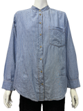 Size 12 - Lee Mathews Edit Blue Stripe Shirt