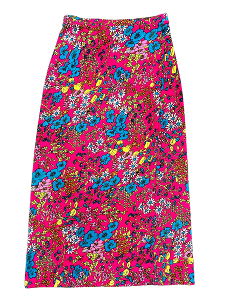 Size 6 - Sister Studios Pink Floral Skirt