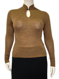 Size 12 - Caves Collect Brown Wool Vicky Top