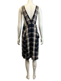 Size 0 - Honest Studios Plaid Pinafore Dress