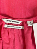 Size 14 - Country Road Hot Pink Linen Dress
