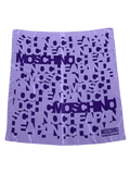 Moschino Purple Silk Scarf