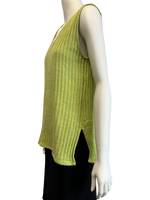 Size 8 - Handsom Green Knit Longline Vest