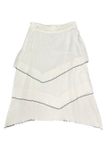 Size 12 - Morrison White Linen Layer Skirt