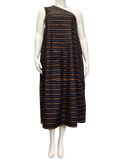 Size L - Alpha60 Orange Stripe Maxi Dress