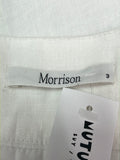Size 12 - Morrison White Linen Layer Skirt
