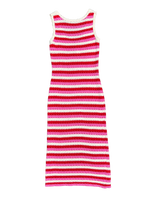 Size XS - Kitri Bunty Pink and Red Knit Maxi Dress