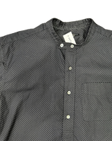Ganni Striped Jersey Polo Shirt, size S/M