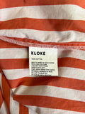 Size S - Kloke Pier Red and White Stripe Dress