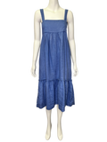Size S - Sister Studios Blue Linen Dress