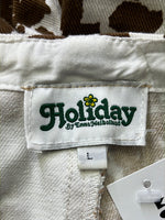 Size L - Holiday by Emma Mulholland Brown Cowhide Kokomo Jeans