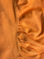 Suku Tangerine Single Strap Gathered Top, size 22