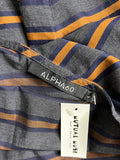 Size L - Alpha60 Orange Stripe Maxi Dress