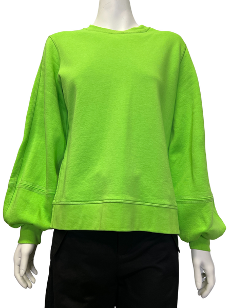 Size XS - Ganni Green Software Isoli Sweatshirt
