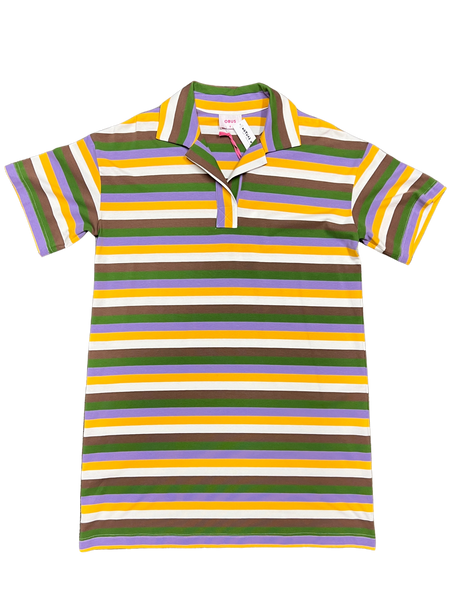 Size 8 - Obus Traveller Stripe Polo Dress