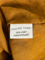 Size M/L - Seaside Tones Mustard Yuko Linen Dress