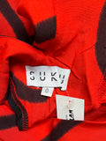 Size 6 - Suku Blaze Red and Black Jumpsuit