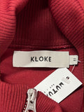 Size M - Kloke Red Zip Track Jacket