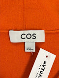Size XS - COS Orange Wool Cardigan