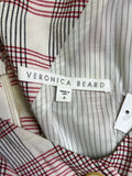 Size 12 - Veronica Beard Red and White Dress